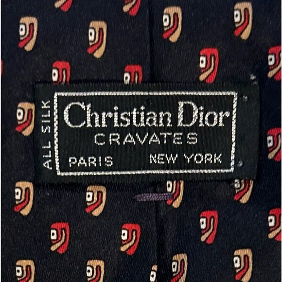 Christian Dior silk tie - Picture 1 of 3